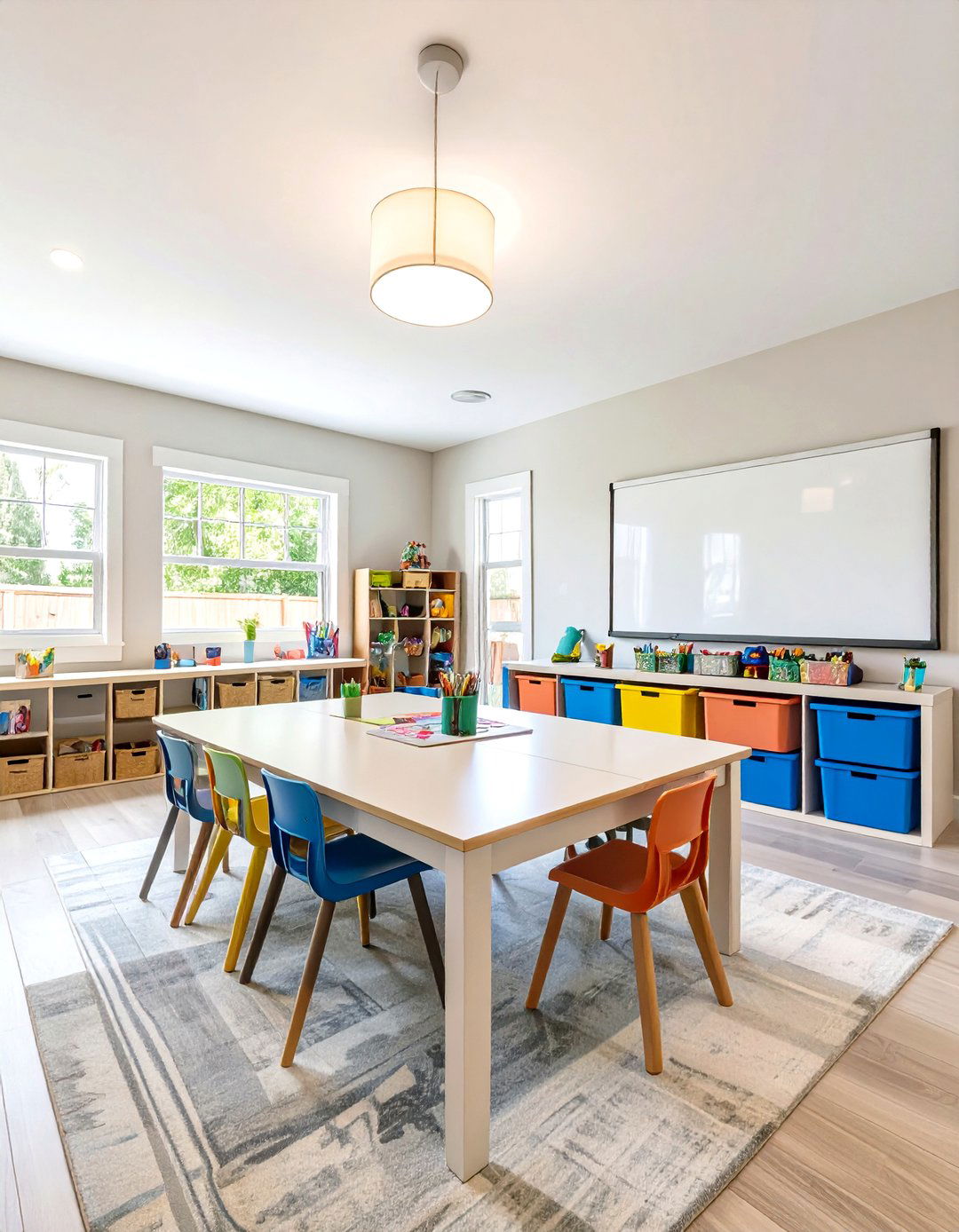 Homeschooling Classroom - 30 bonus room above garage ideas