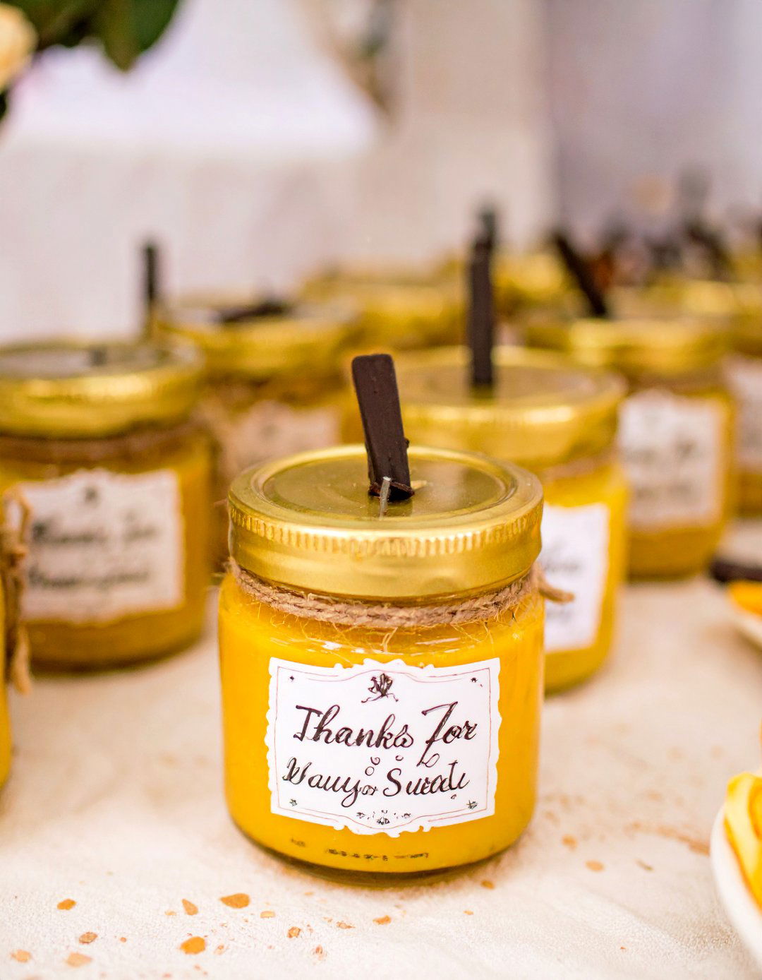 Honey Scented Candle Favors - 30 winnie the pooh baby shower ideas
