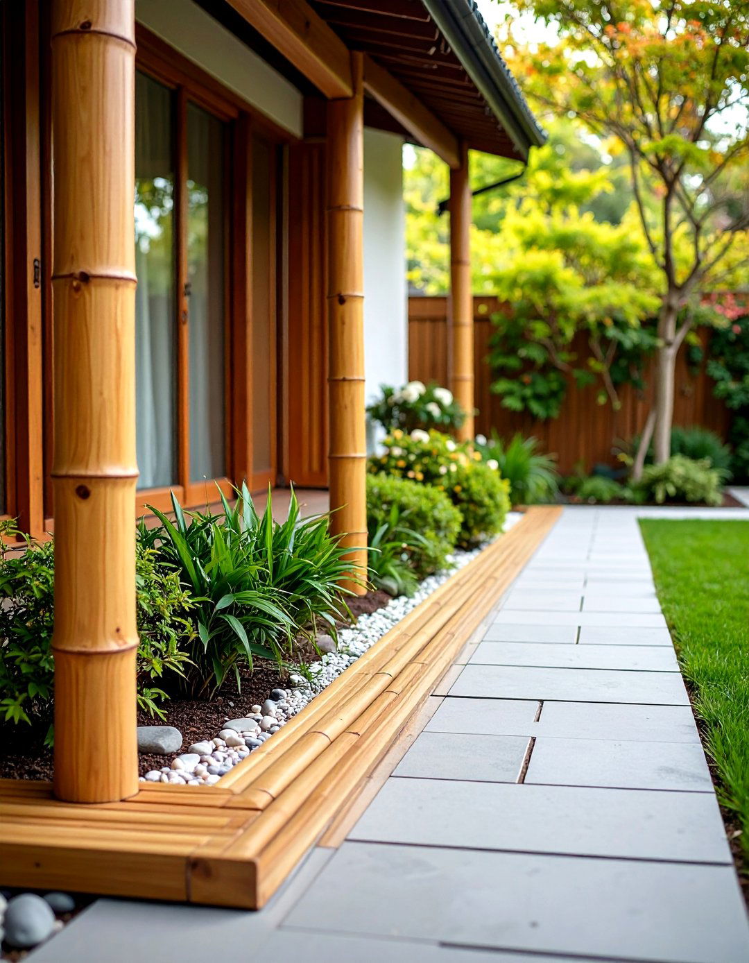 Horizontal Bamboo Porch Skirting - 30 porch skirting ideas