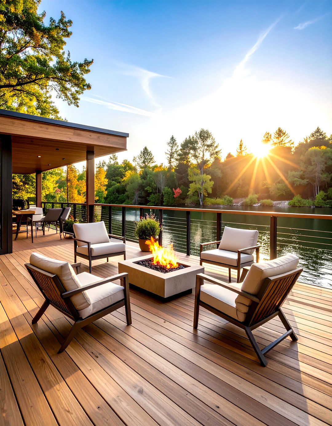 Horizontal Cable Railing System - 30 deck railings ideas
