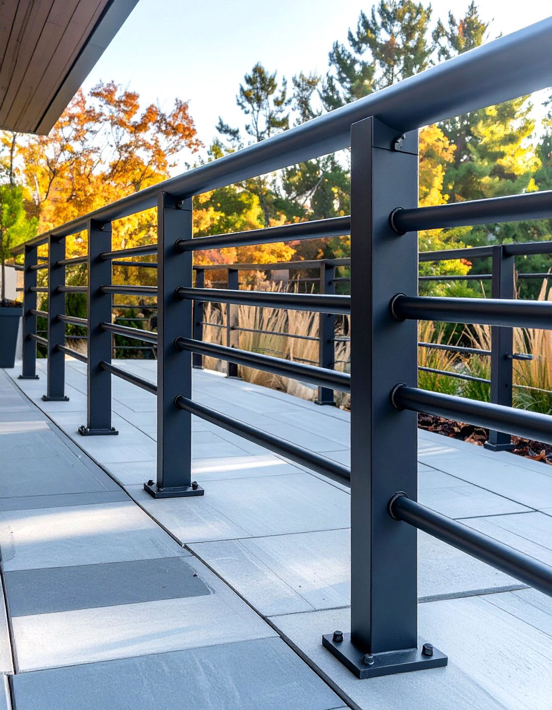 30 Simple Deck Railing Designs to Modernize Your Patio - We Love Home Blog