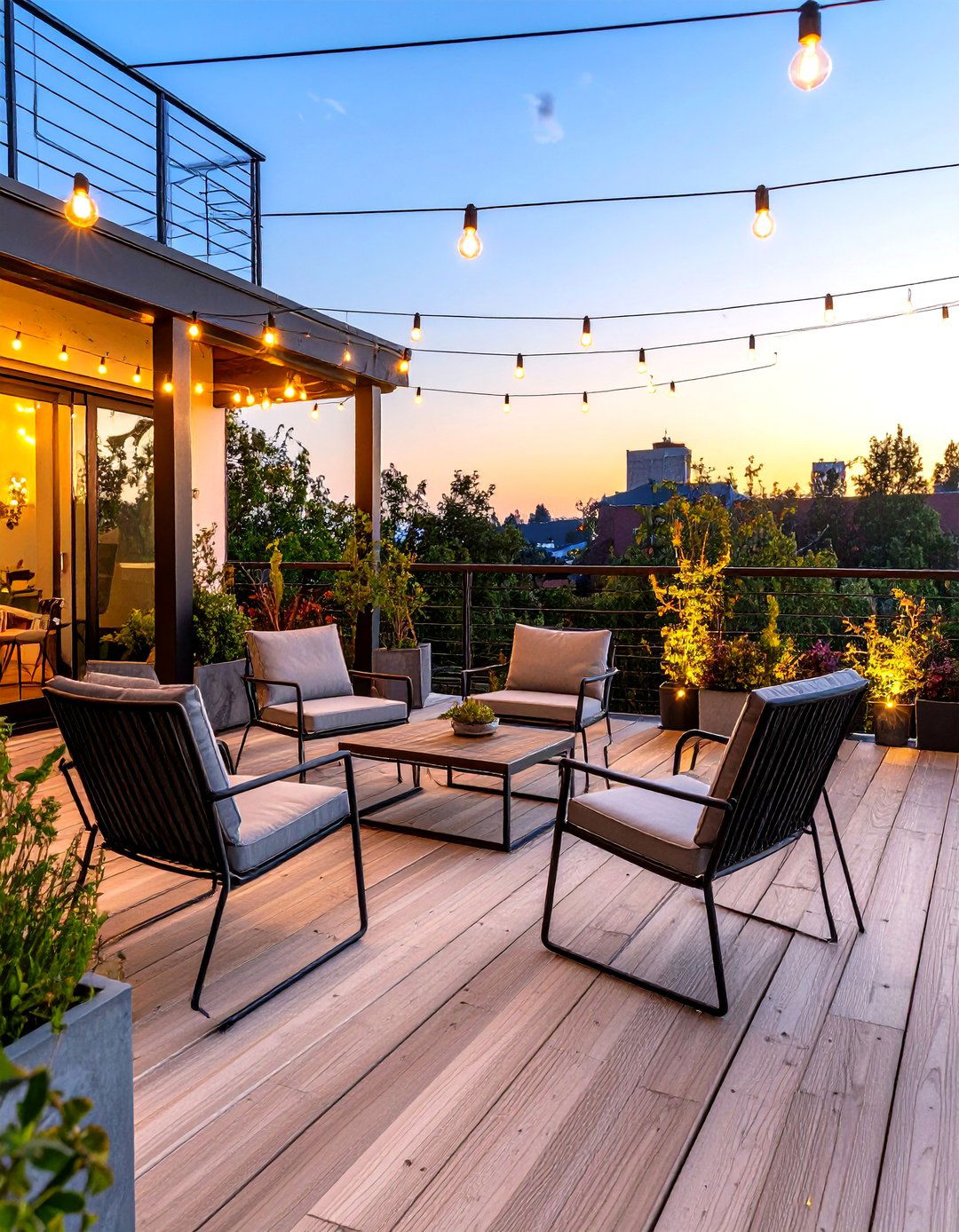 Horizontal Wood Plank Deck Railing - 30 deck rail ideas