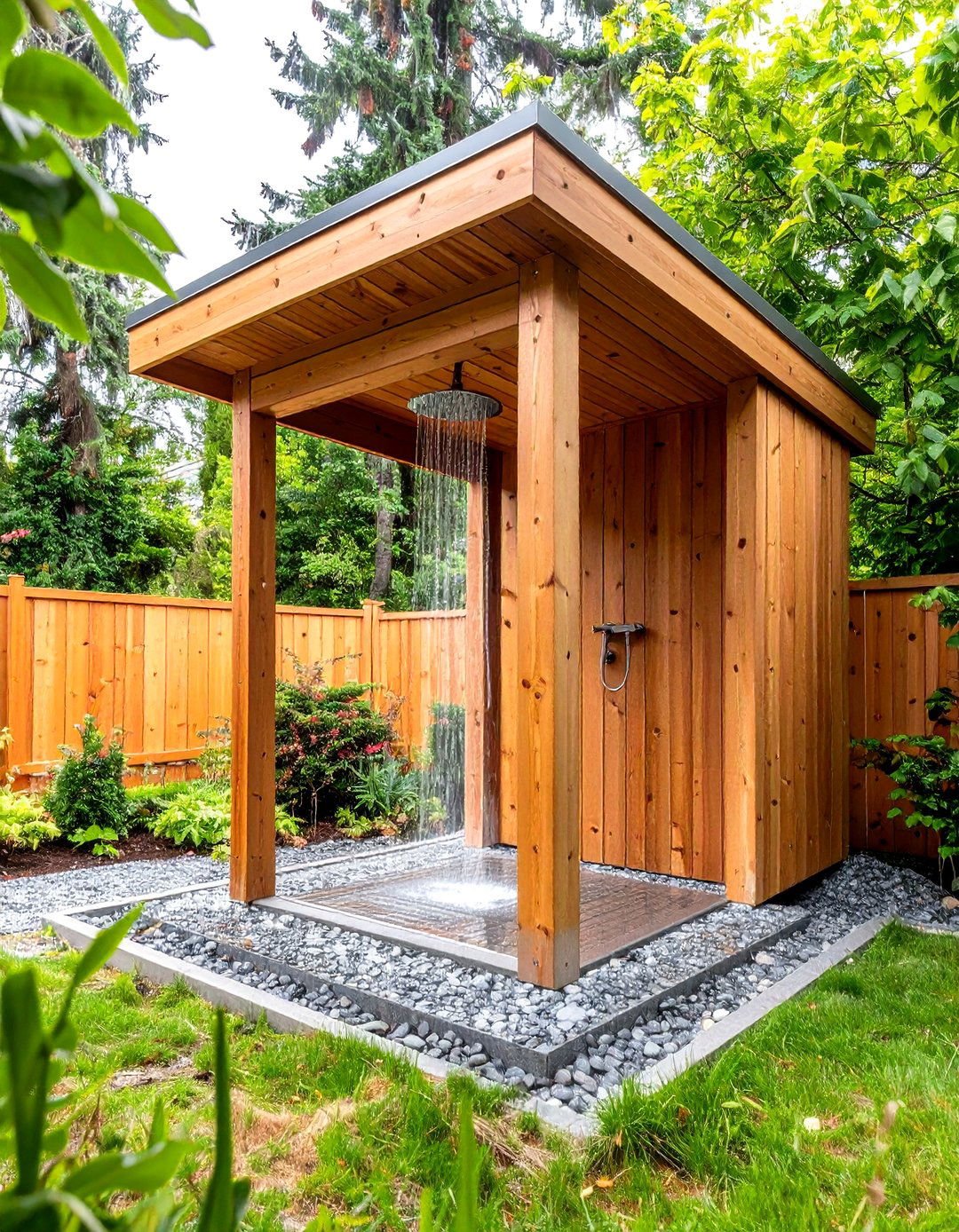 30 Outdoor Shower Enclosure Ideas for Ultimate Privacy - We Love Home Blog