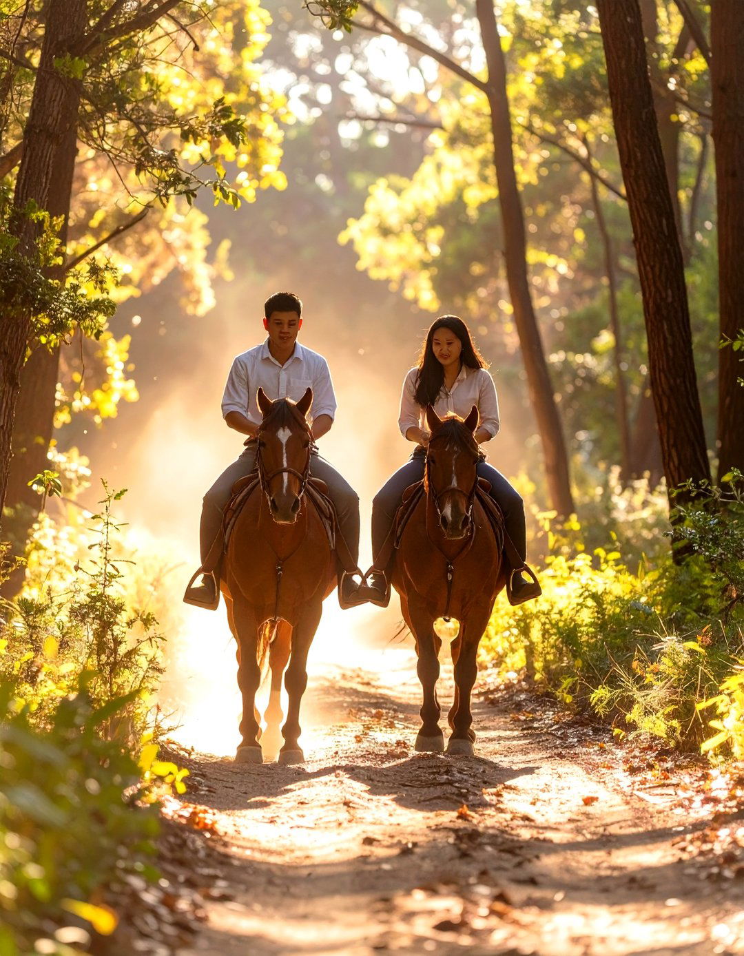 Horseback Riding on a Country Trail - 30 outdoor date ideas