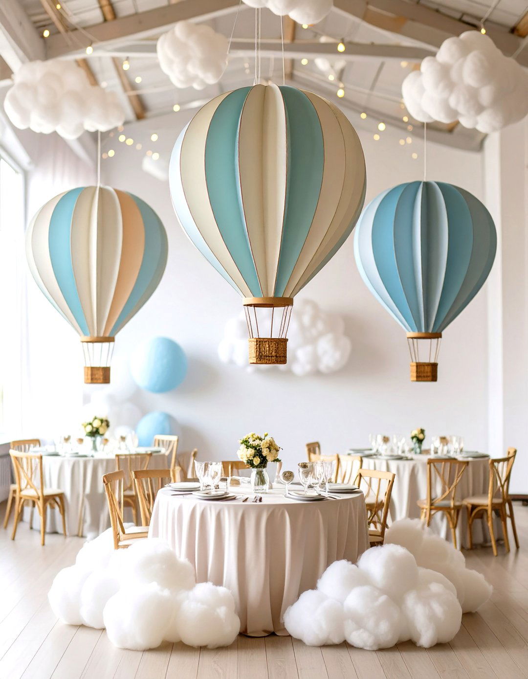 Hot Air Balloon Baby Shower Decor - 30 baby shower decor ideas