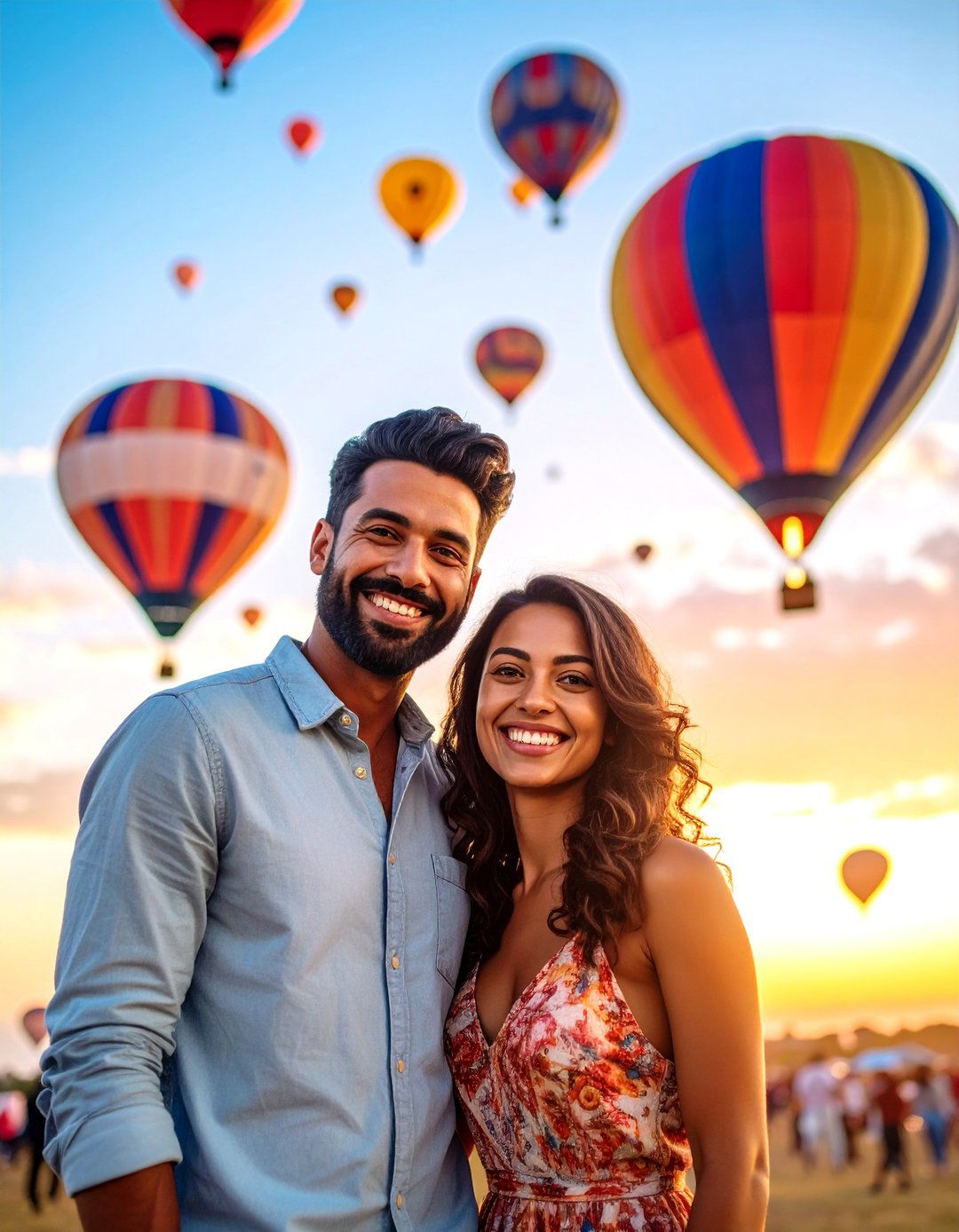 Hot Air Balloon Festival Photoshoot - 30 outdoor photoshoot ideas
