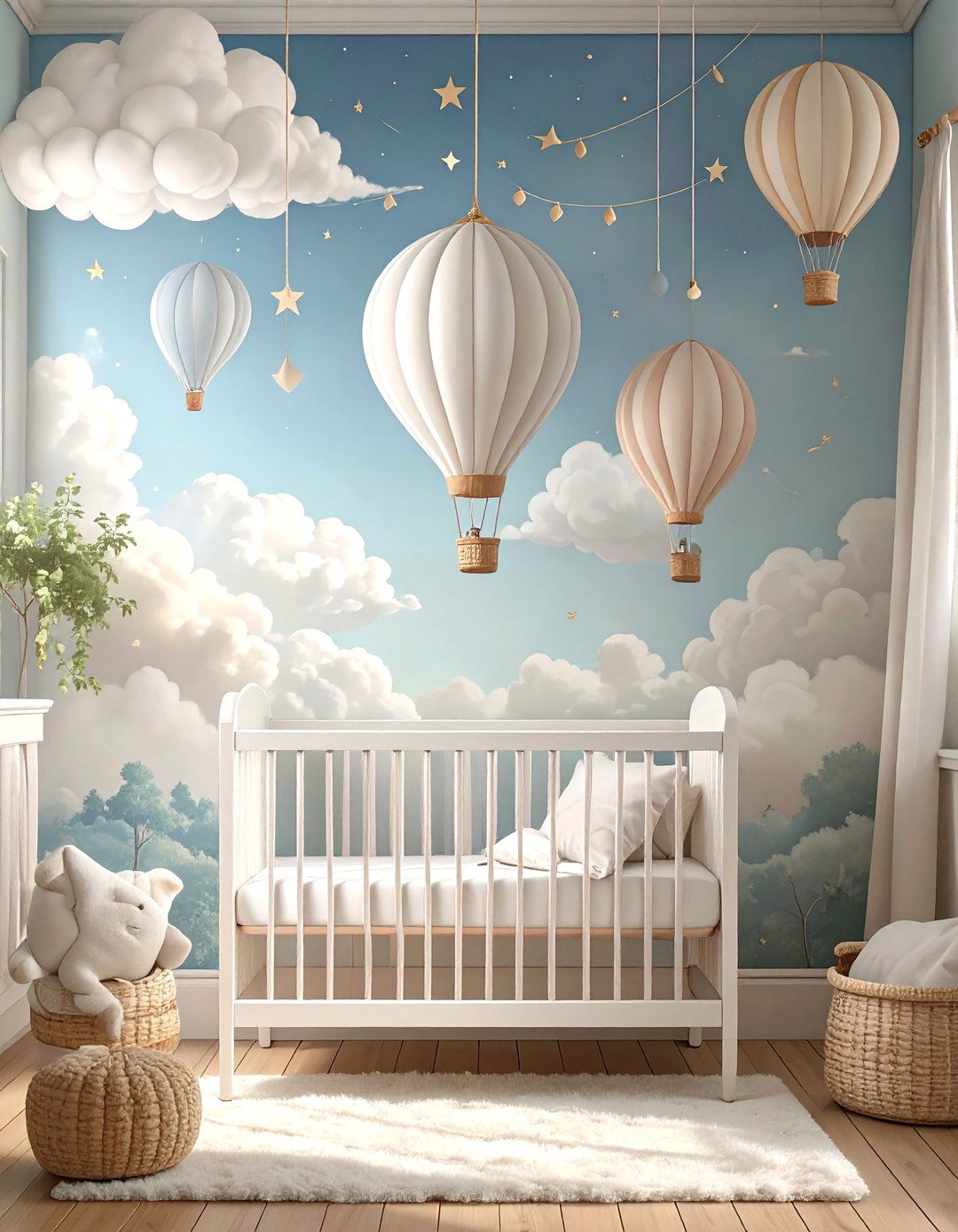 Hot Air Balloon Nursery - 30 nursery ideas for boys