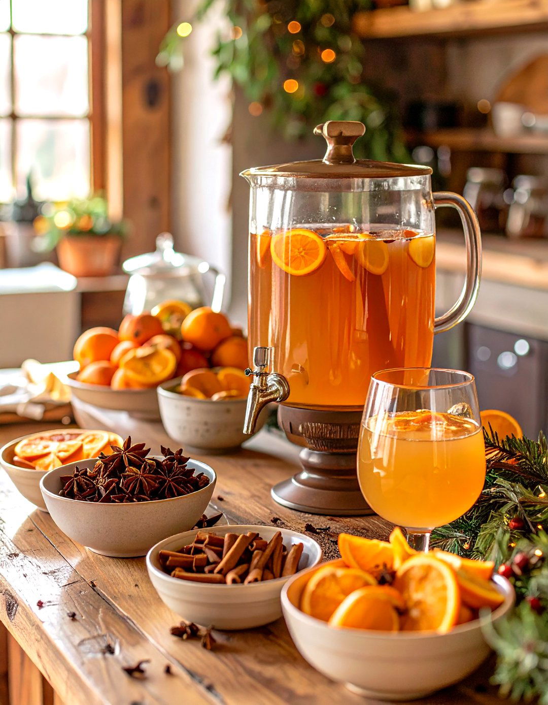 Hot Apple Cider Bar - 30 winter baby shower ideas