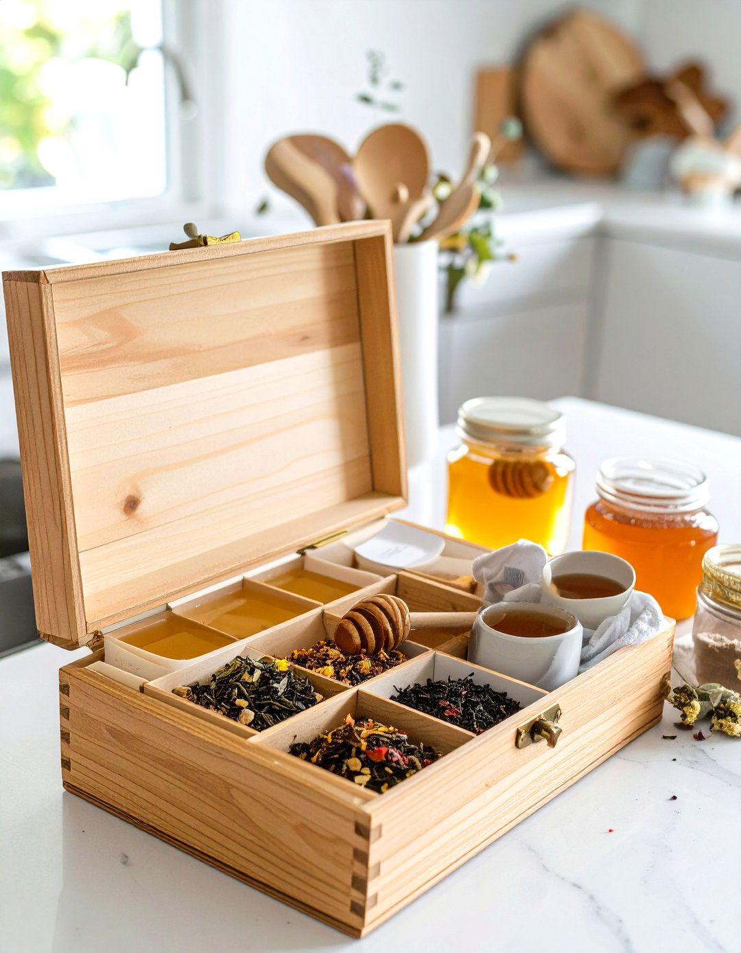 Hot Tea Assortment Box - 30 baby shower game prize ideas