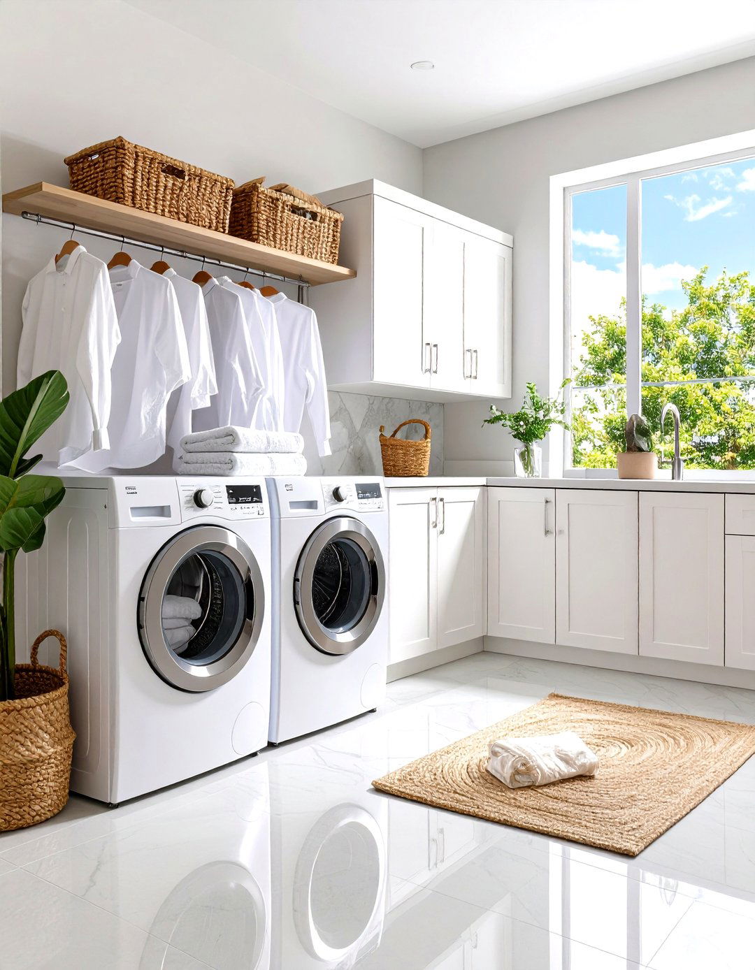 Hotel Luxe Laundry Room - 30 laundry room inspo ideas
