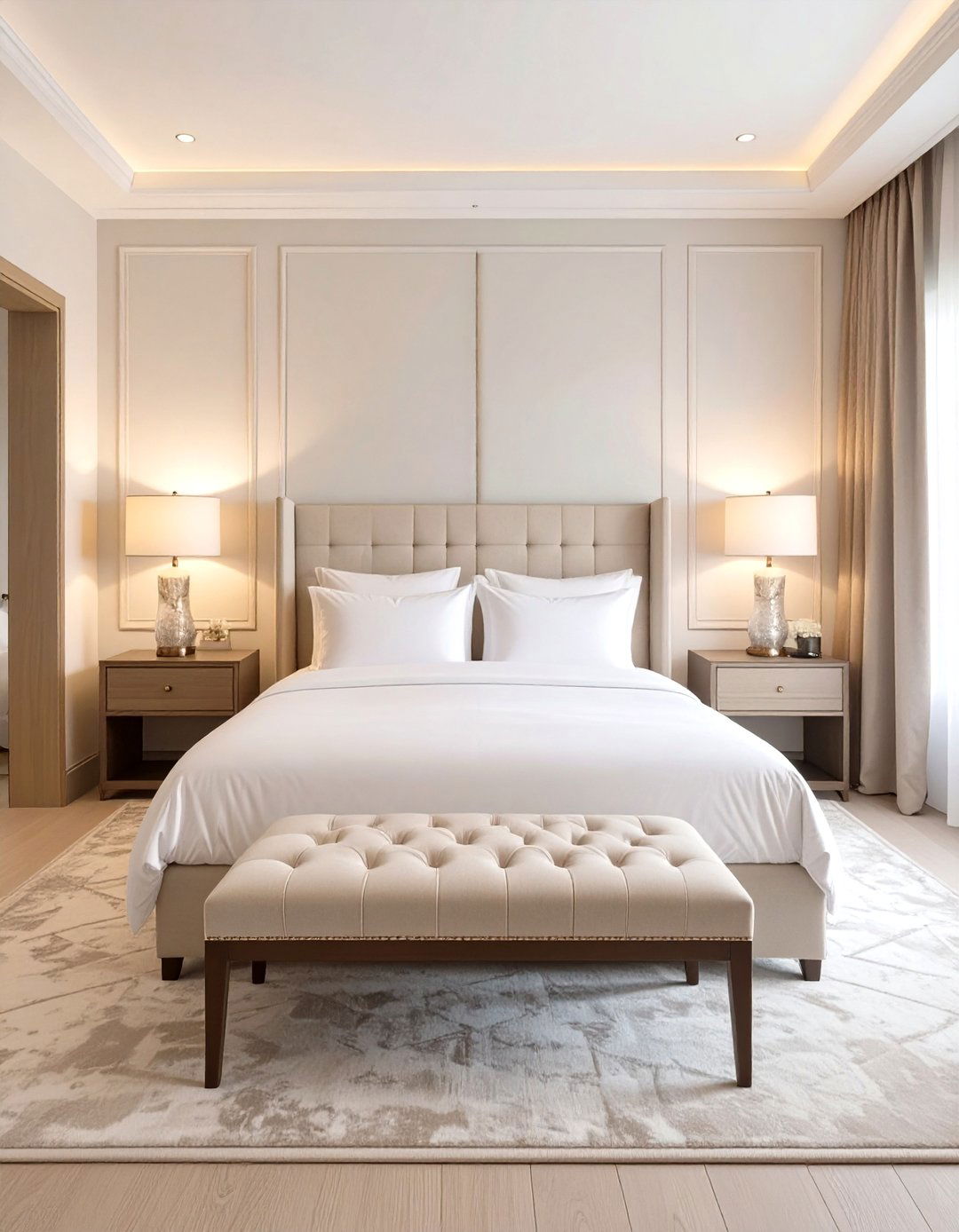 Hotel Luxury Bedroom - 30 apartment bedroom ideas