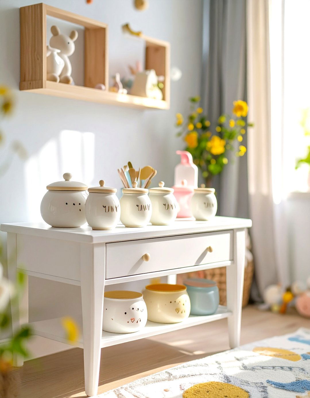 Hunny Pot Inspired Storage - 30 winnie the pooh nursery ideas