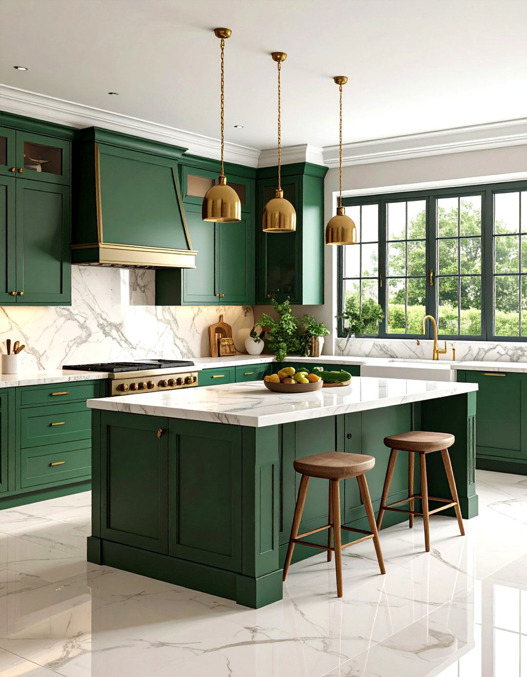 Hunter Green Kitchen Cabinets - 30 kitchen cabinet color ideas