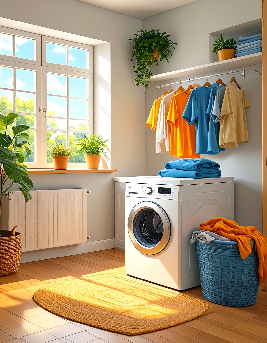 IKEA JLL Collapsible Laundry Bag - 30 small laundry room ideas ikea