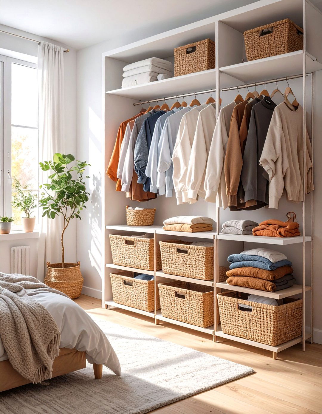 IKEA JONAXEL Open Storage System - 30 small bedroom storage ideas ikea