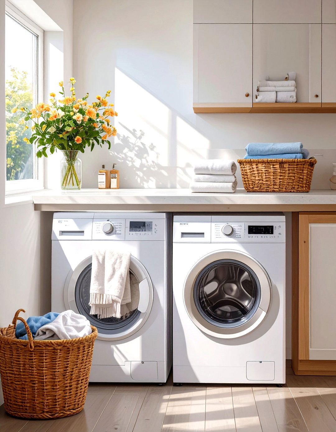 IKEA LAGKAPTAN Countertop Folding Station - 30 small laundry room ideas ikea