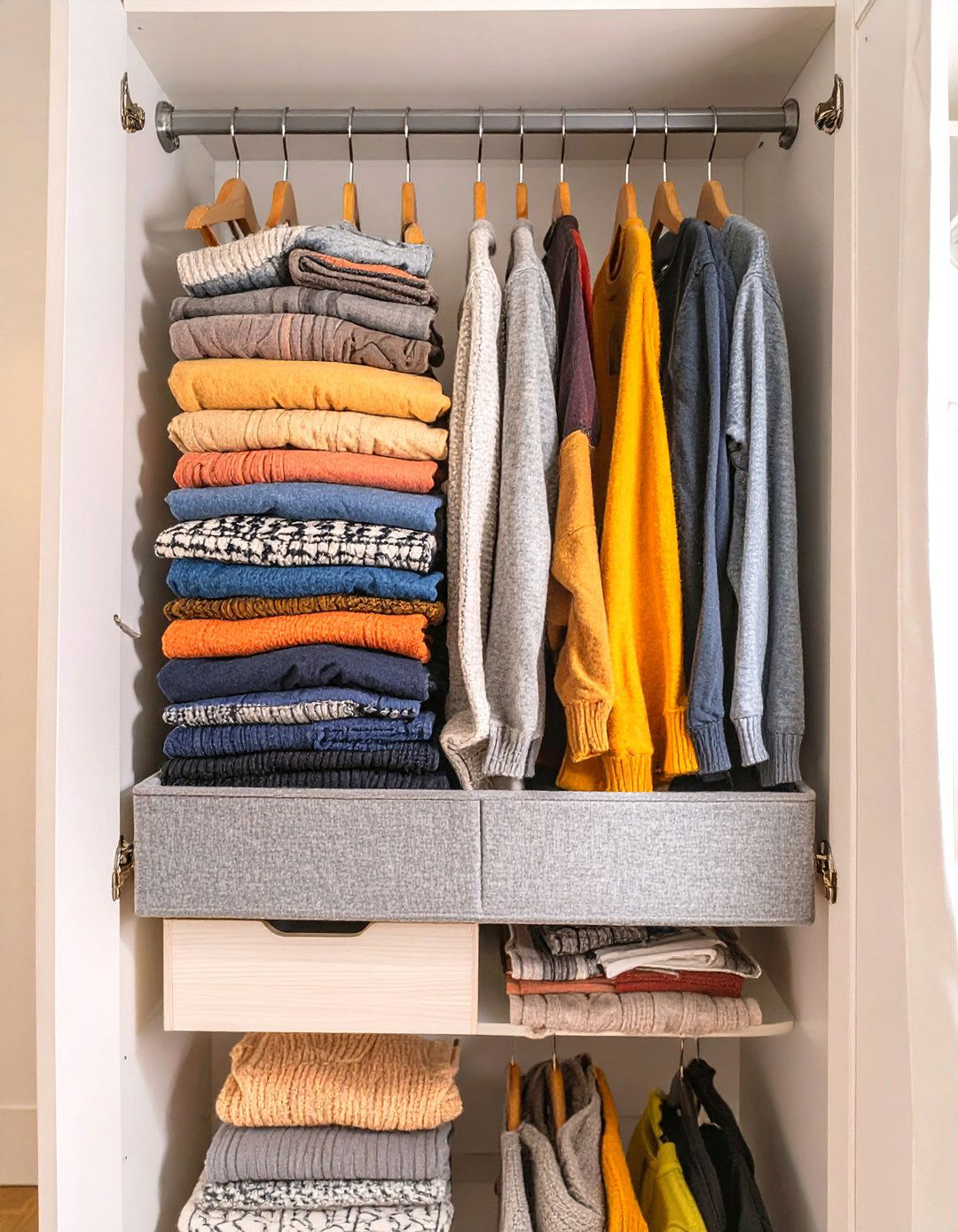 IKEA STUK Hanging Organizer with Compartments - 30 small bedroom storage ideas ikea