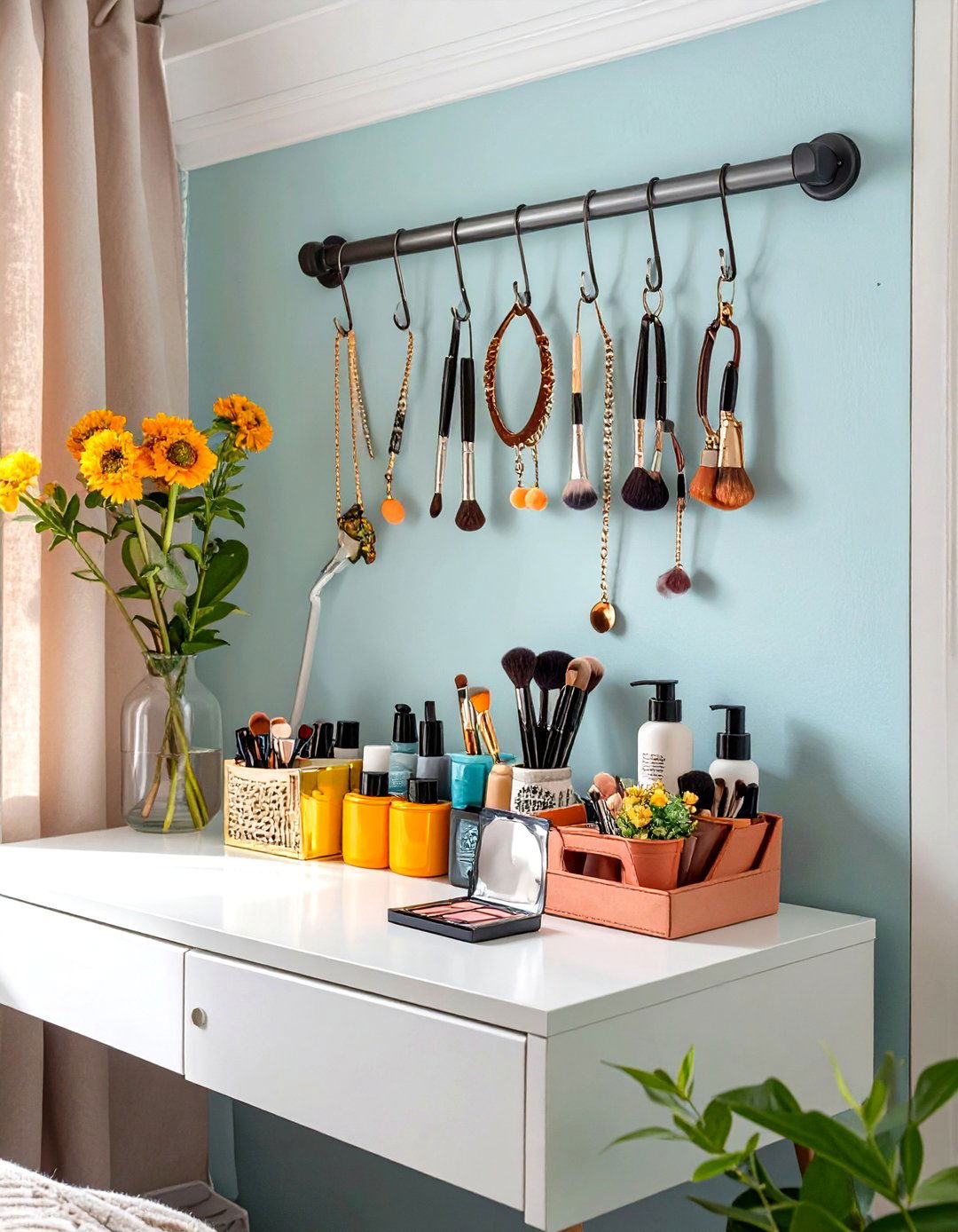 IKEA SUNNERSTA Mini Kitchen Rail System - 30 small bedroom storage ideas ikea