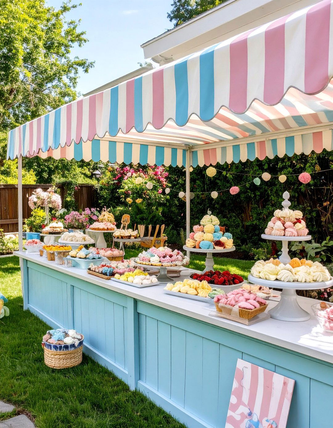 Ice Cream Social Soiree - 30 backyard sweet 16 party ideas at home