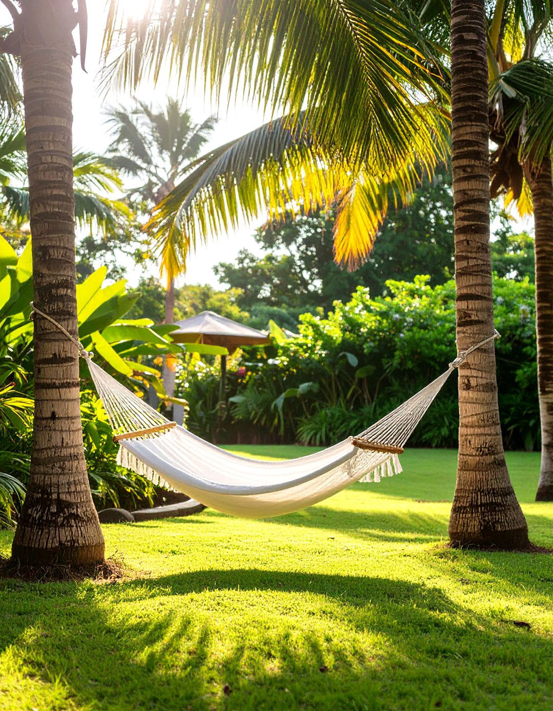 Illuminating a Tropical Garden with Tiki Torches - 30 tropical garden ideas