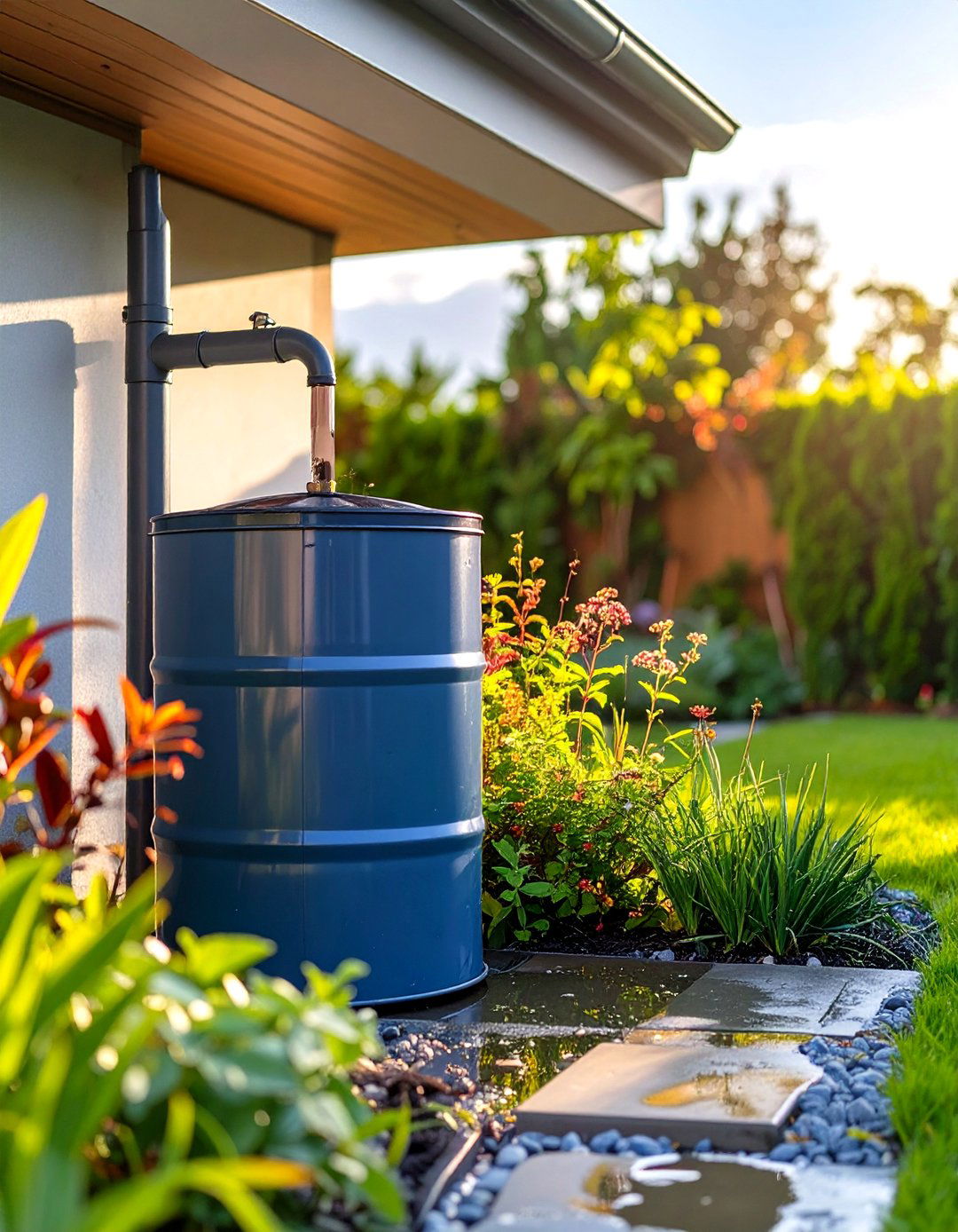 Implement Rainwater Harvesting Systems - 30 sustainable landscape design ideas