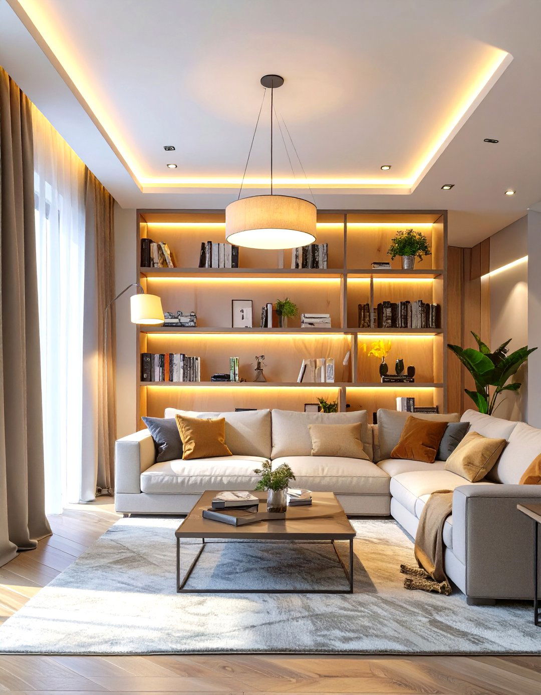 Implementing Layered Lighting Techniques - 30 small house interior design ideas