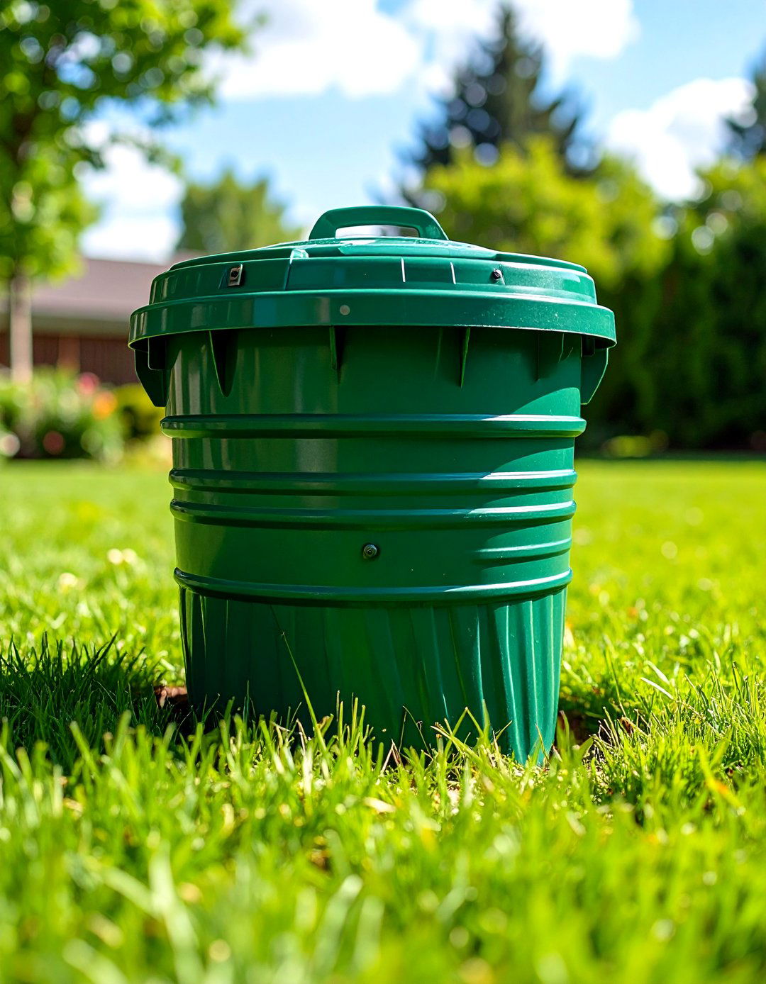 In Ground Hose Pot Concealer - 30 garden hose storage ideas
