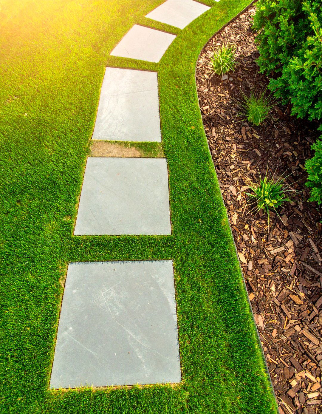 In Ground Paver Edging - 30 modern garden edging ideas