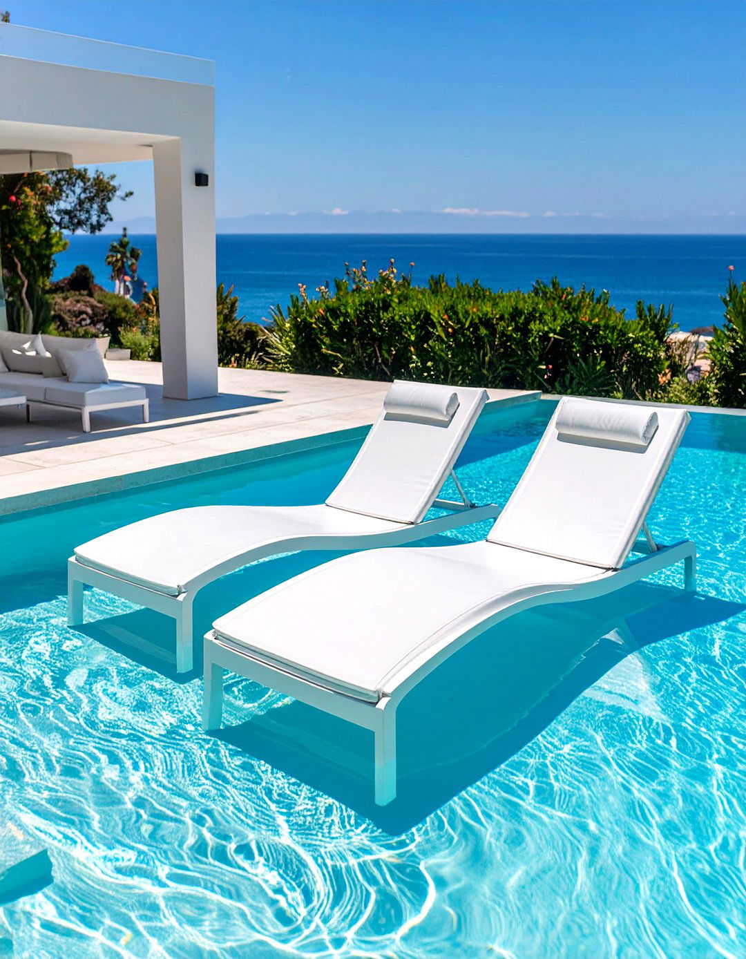 In Pool Chaise Lounge Chairs - 30 outdoor furniture ideas
