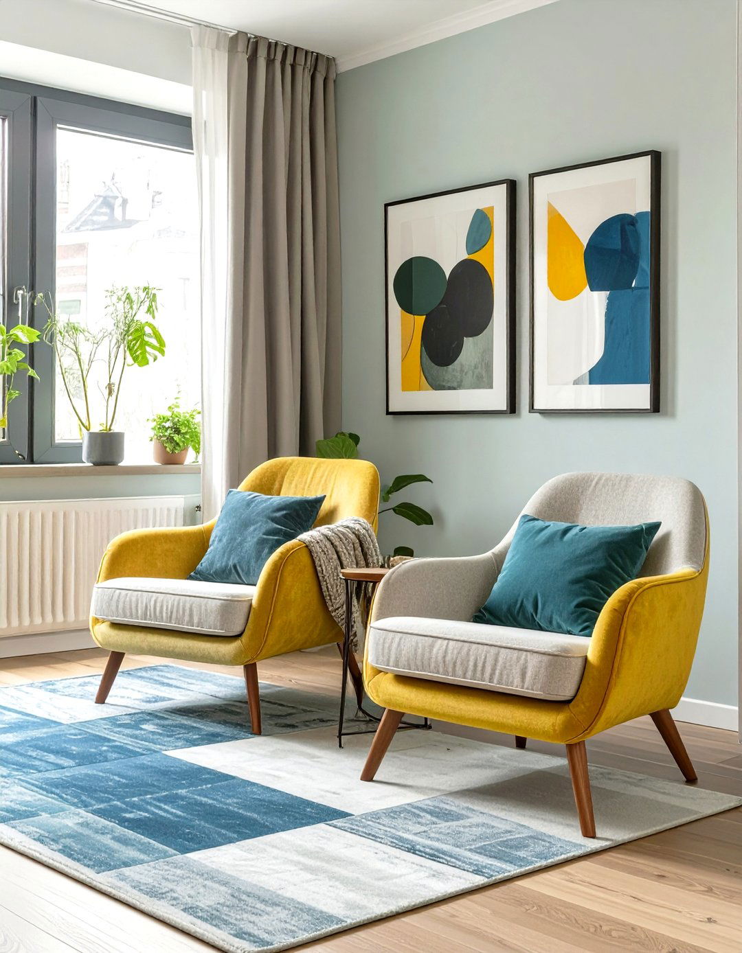 Incorporate Armless Chairs for Seating - 30 very small living room ideas