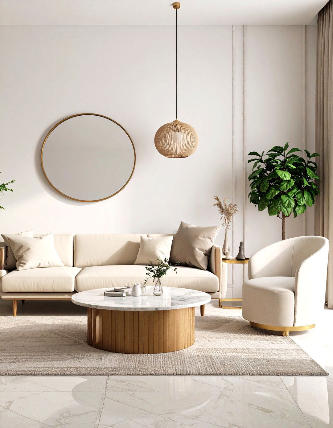Incorporate Different Shapes - 30 how to be better at interior design mintpaldecor ideas