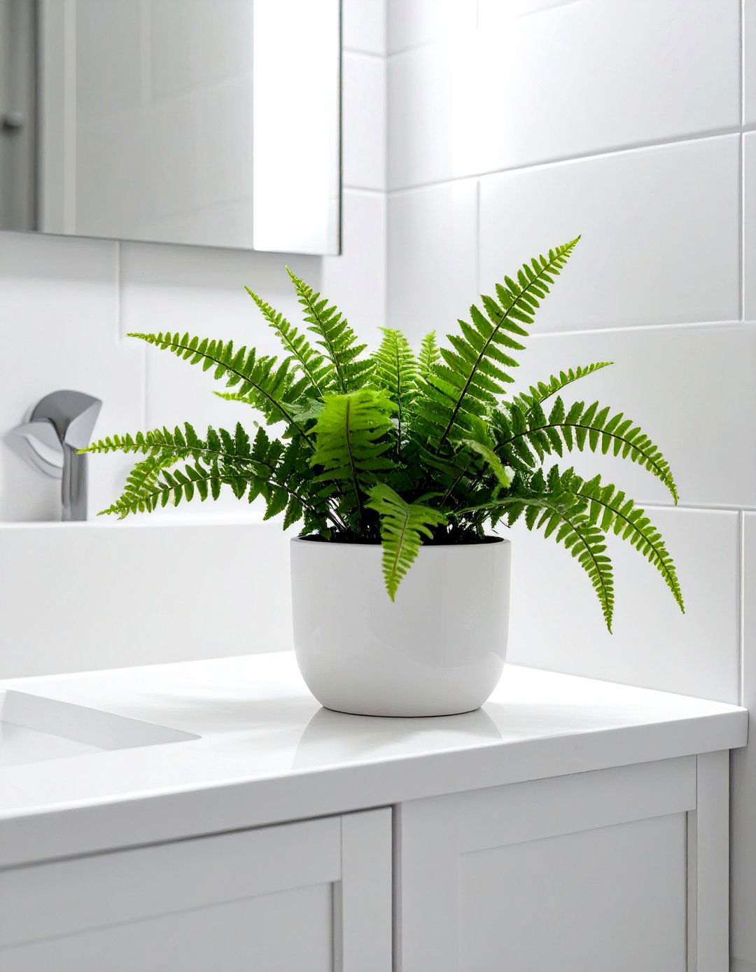 Incorporate Strategic Plant Placement - 30 small bathroom decorating ideas