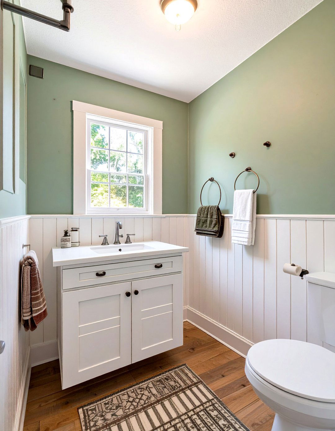 Incorporate Textured Wall Treatments - 30 small guest bathroom ideas