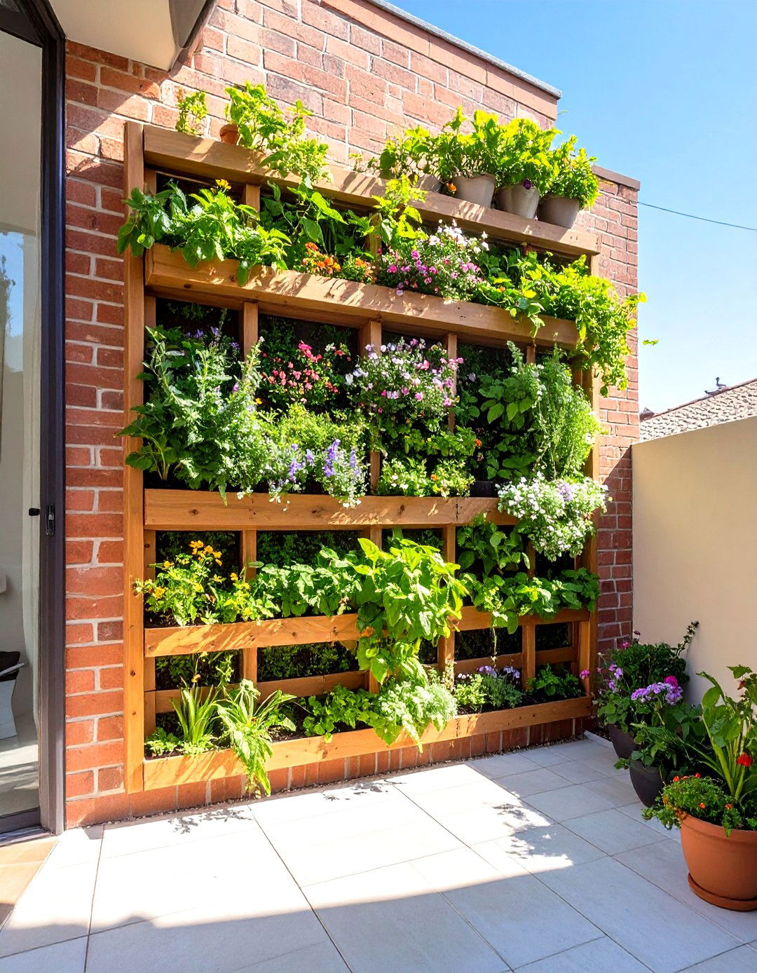 Incorporate Vertical Gardening on Your Small Patio - 30 small patio decorating ideas