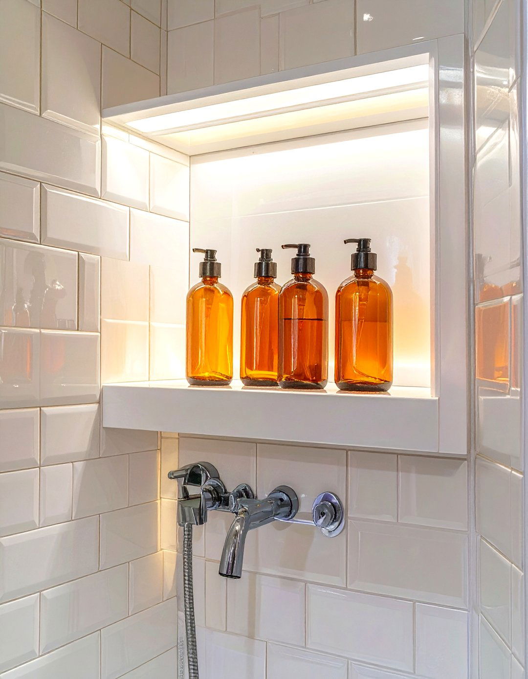 Incorporate a Built In Shower Niche - 30 shower renovation ideas