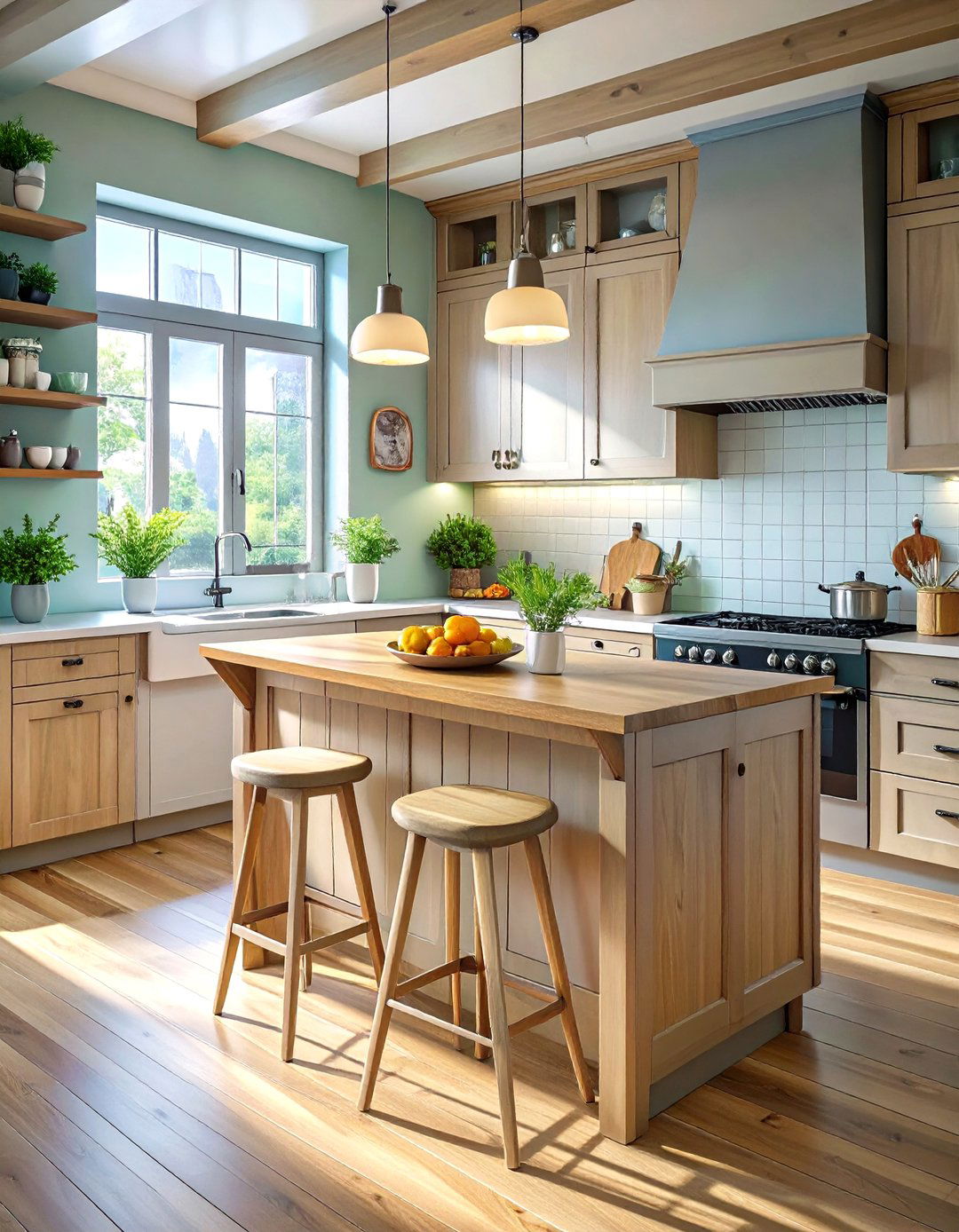 Incorporate a Fold Down Kitchen Table - 30 small kitchen decorating ideas