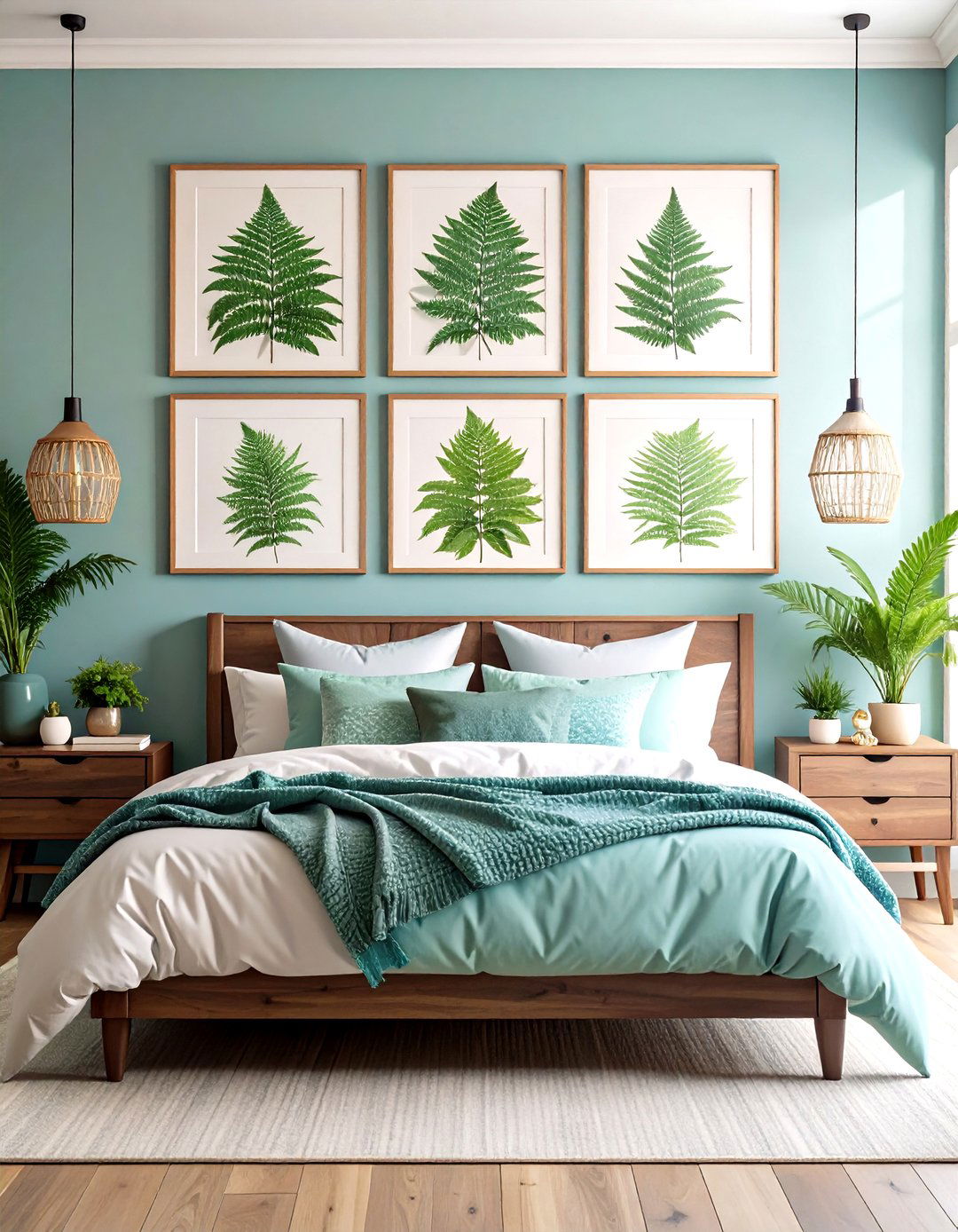 Incorporating Botanical Prints - 30 pottery barn bedroom ideas