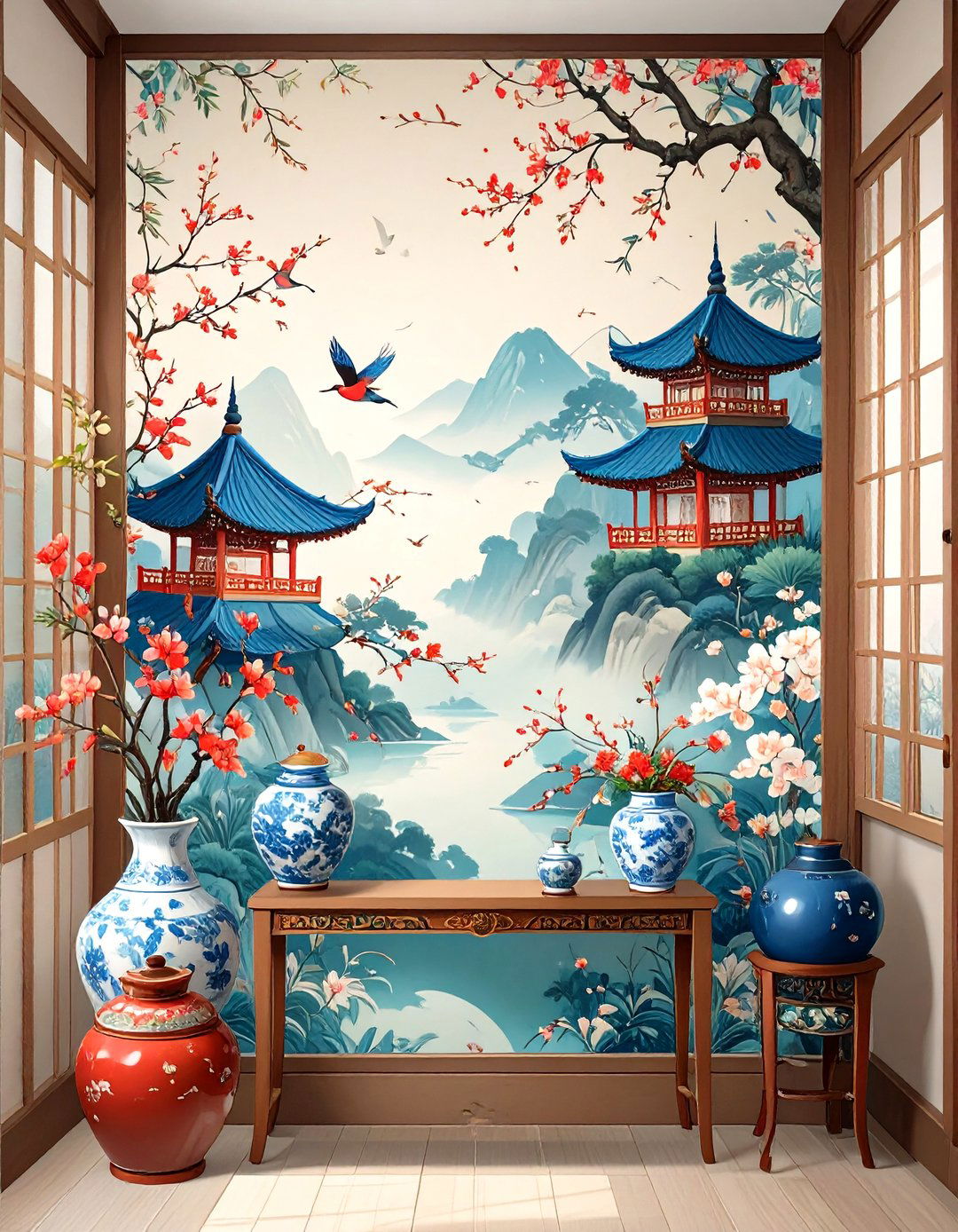 Incorporating Chinoiserie Motifs - 30 what is maximalist interior design ideas