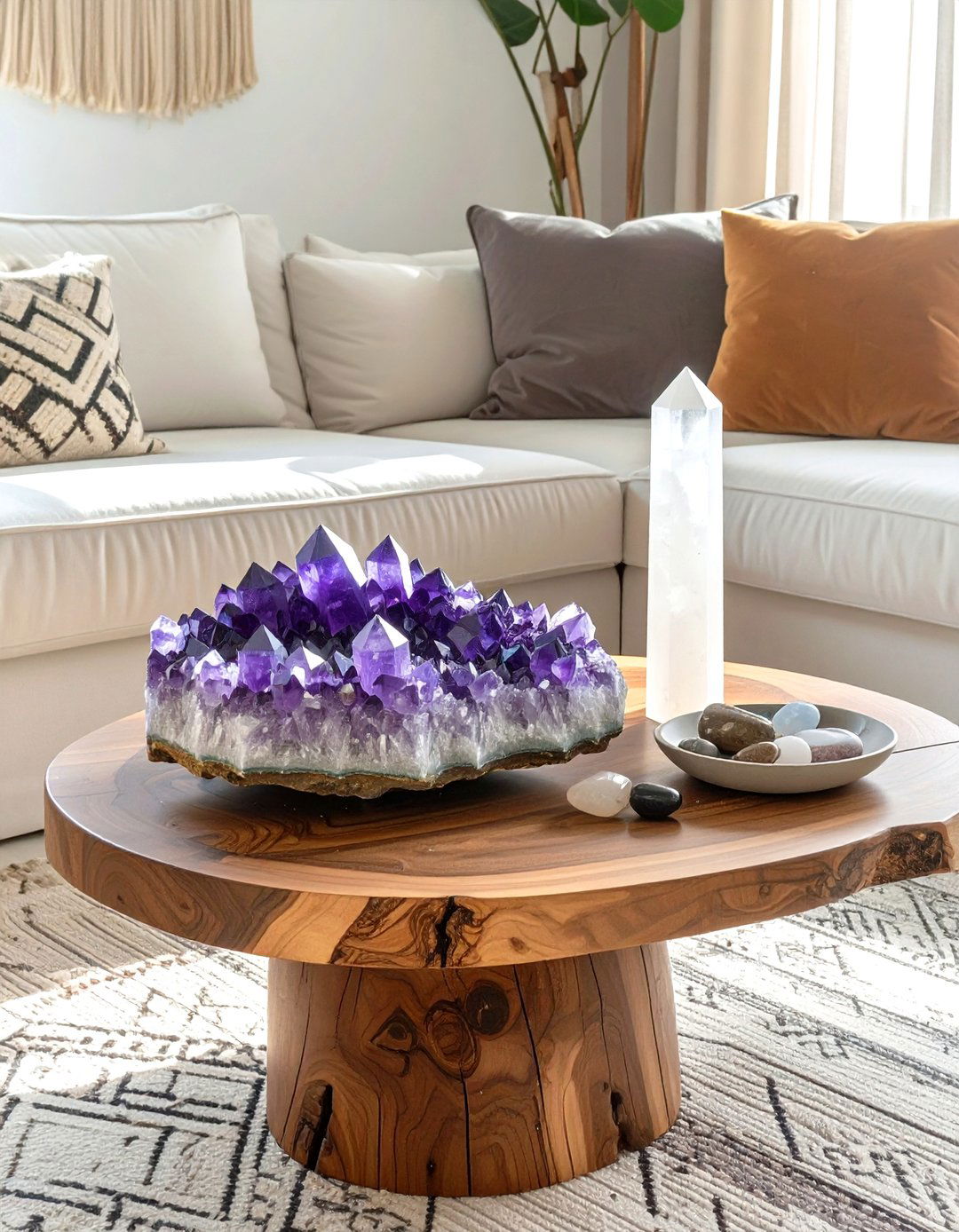 Incorporating Crystals and Natural Stones - 30 what is bohemian interior design ideas