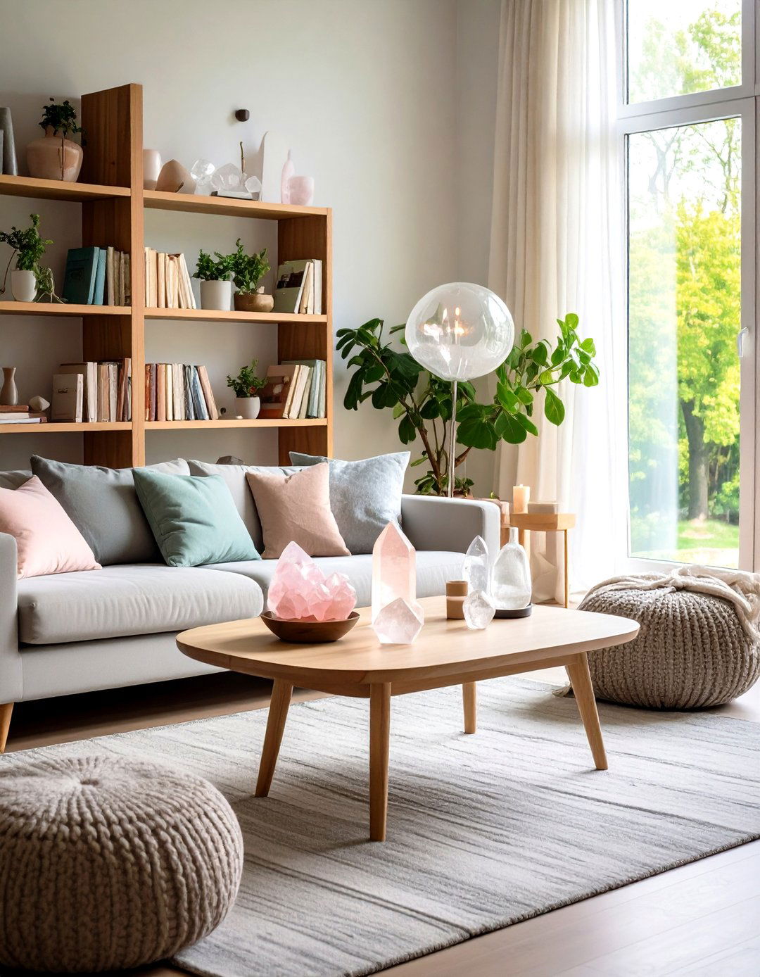 Incorporating Crystals and Stones - 30 feng shui interior design ideas