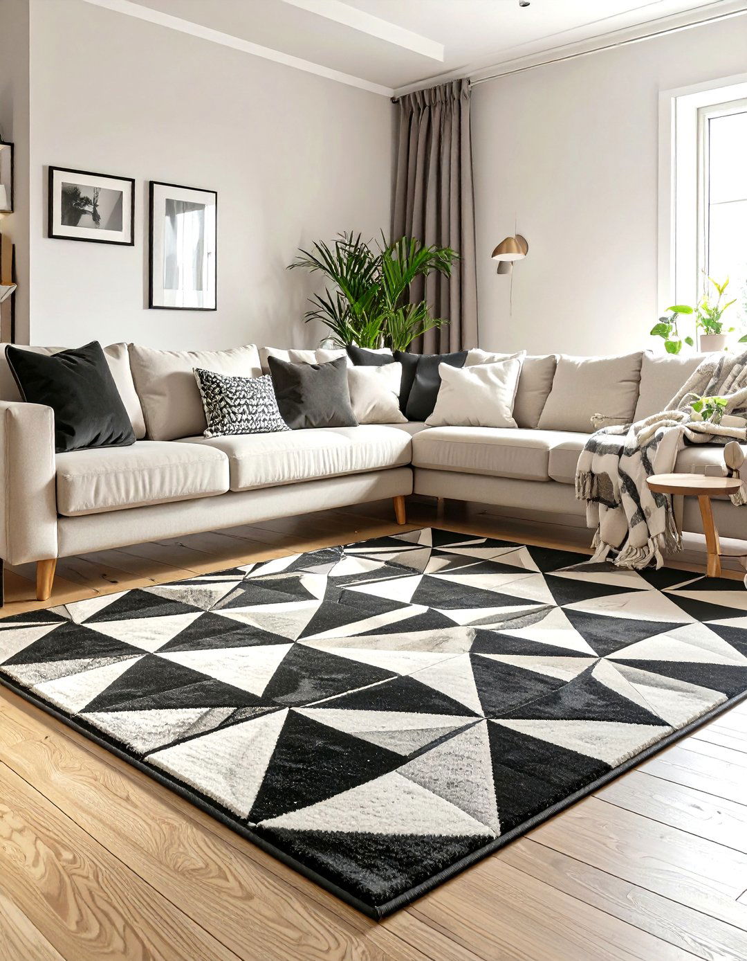 Incorporating Geometric Patterns - 30 scandinavian interior design mrshomint ideas