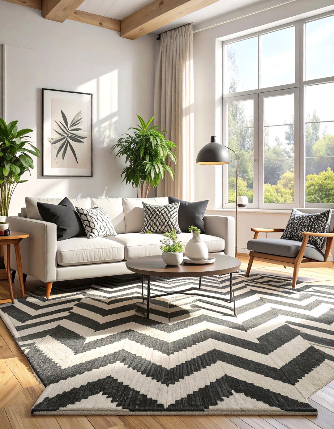 Incorporating Geometric Patterns and Shapes - 30 what is contemporary interior design ideas