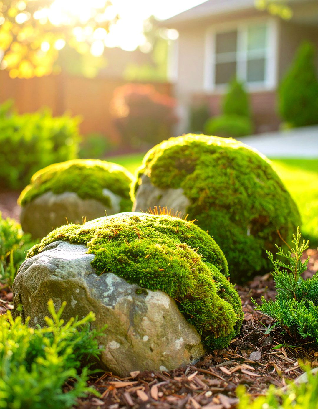 Incorporating Landscape Boulders - 30 small front yard landscaping ideas