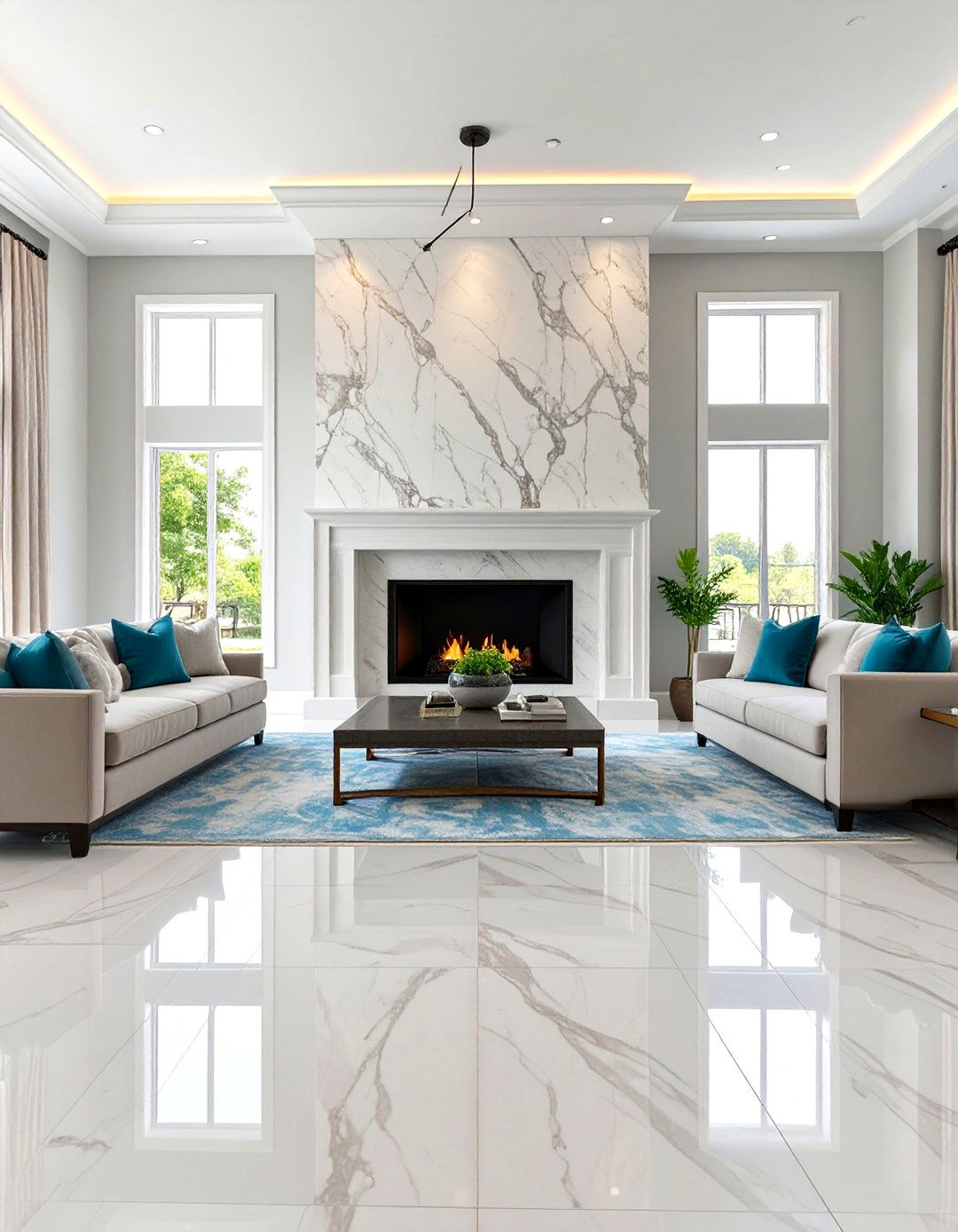 Incorporating Natural Stone Elements - 30 transitional interior design style ideas