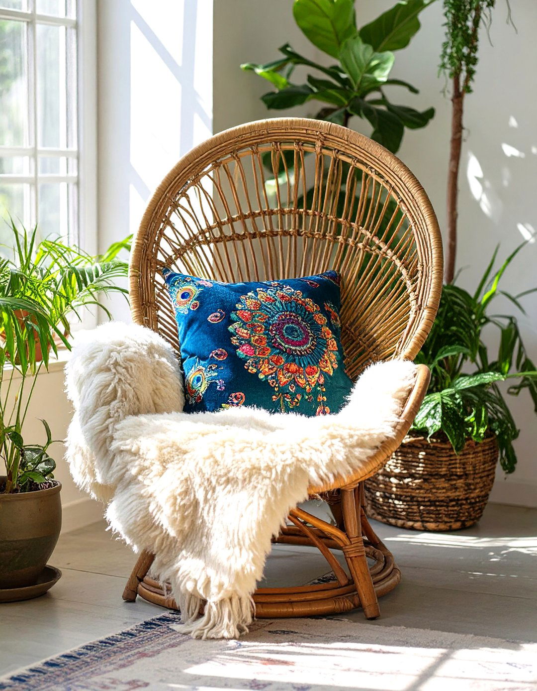 Incorporating Rattan Furniture - 30 what is bohemian interior design ideas