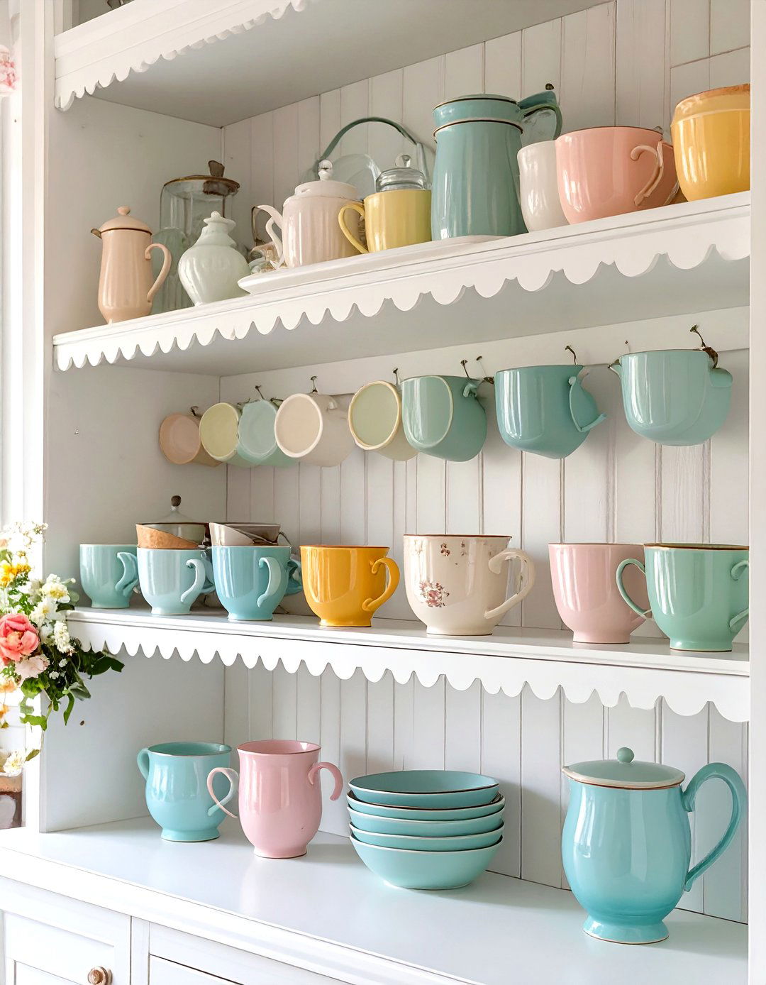 Incorporating Scalloped Edges - 30 vintage kitchen trends 2025