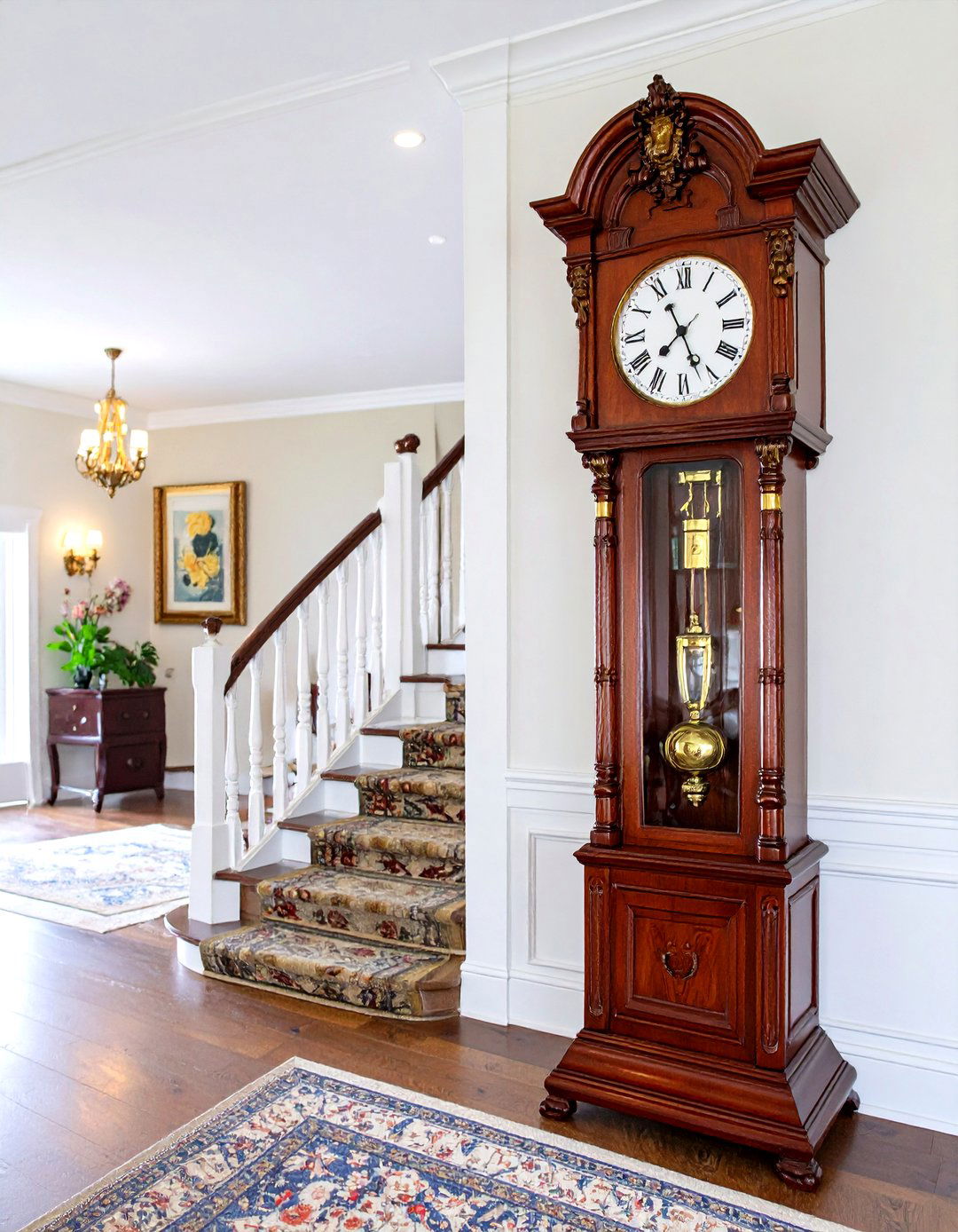 Incorporating a Grandfather Clock - 30 what is traditional interior design ideas