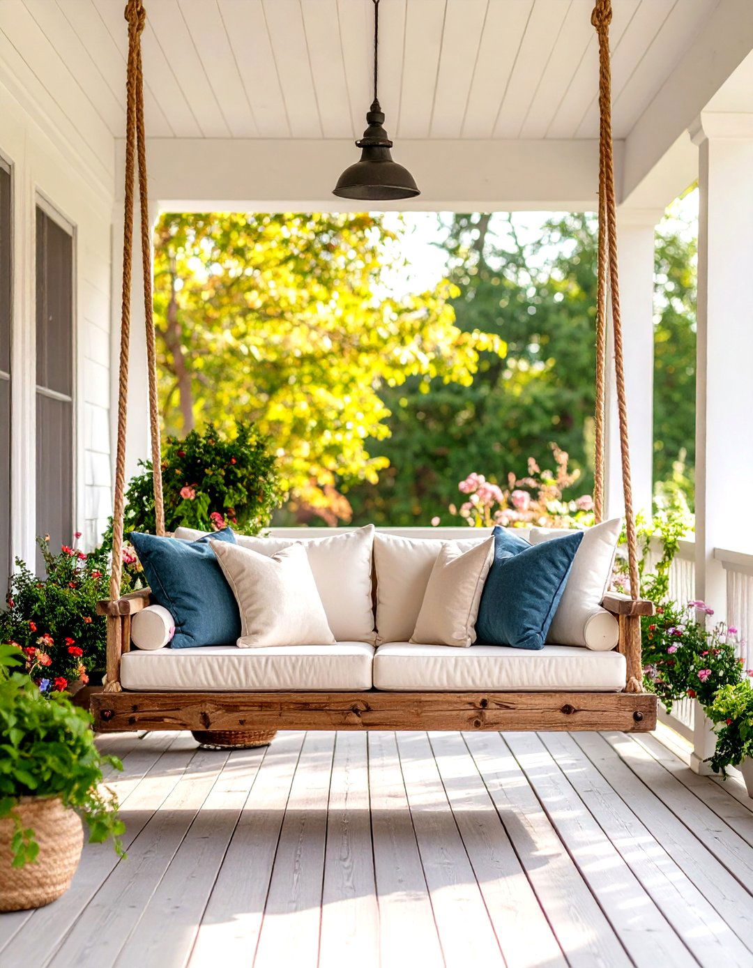 30 Rustic Front Porch Decorating Ideas for Curb Appeal - We Love Home Blog