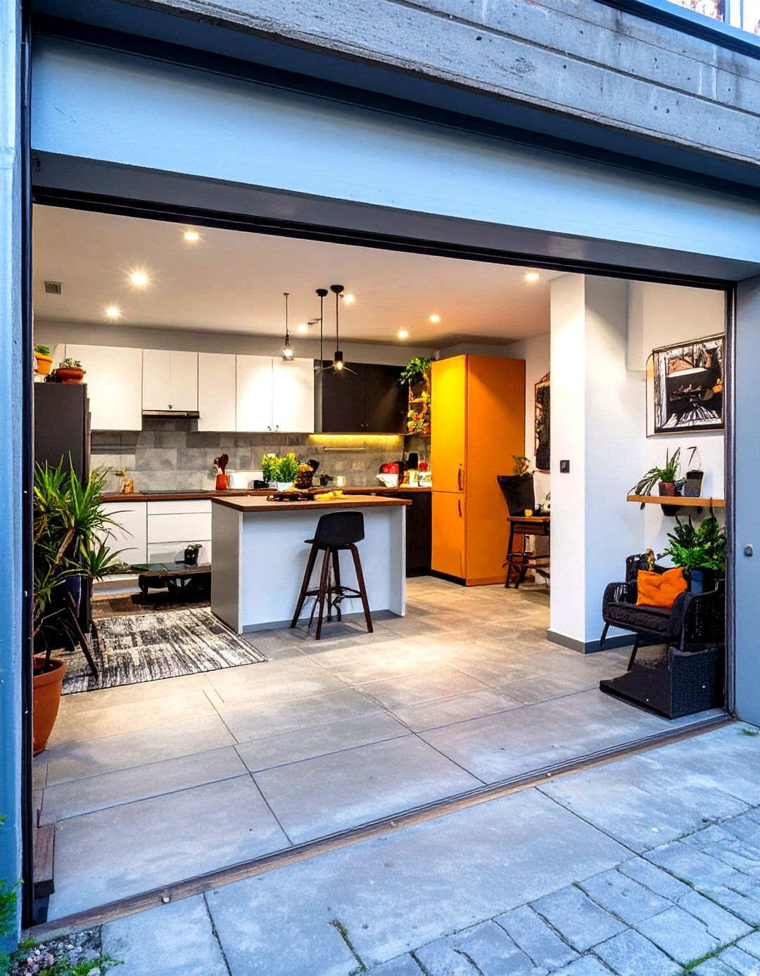 Independent Apartment for Rental Income - 30 garage door conversion ideas