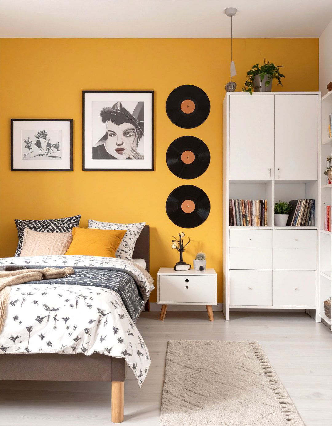 Indie Inspired Bedroom with Bold Colors and Patterns - 30 teen girls bedroom ideas
